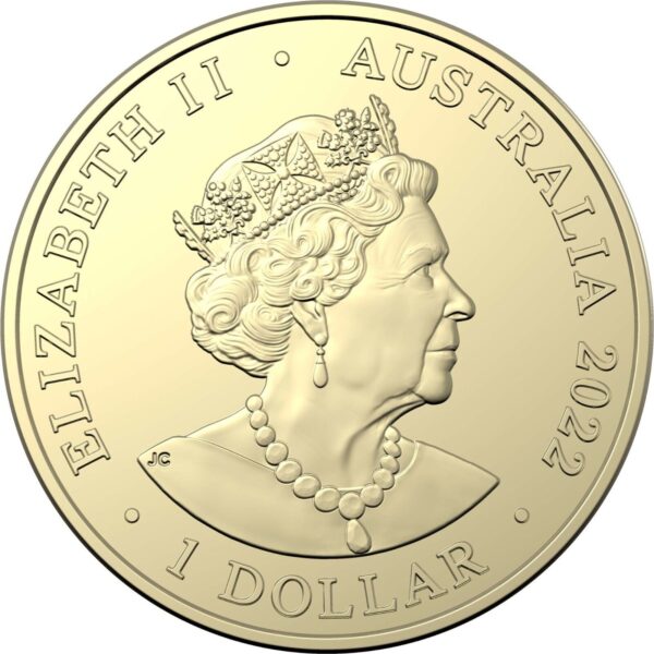 2022 RAM Australia Wallal Centenary Australia Tests Einstein's Theory $1 UNC Coin - Image 3