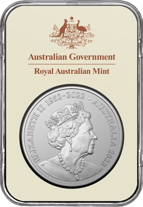 2023 RAM Mob of Thirty $1 1oz Fine Silver 'C' Mintmark Frosted UNC Coin 30th Anniverssary of the Kangaroo - Image 2