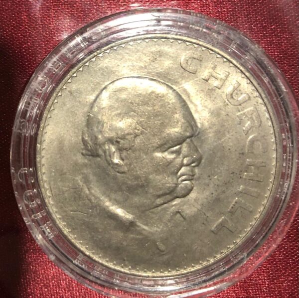 1965 UK Winston Churchill Crown coin to honour the life of Sir Winston Churchil - Image 2